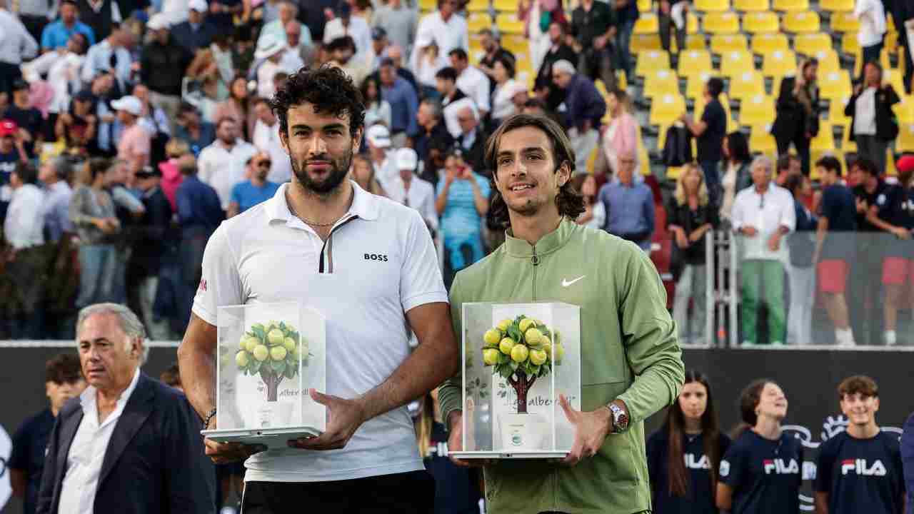 Berrettini e Musetti foto LaPresse