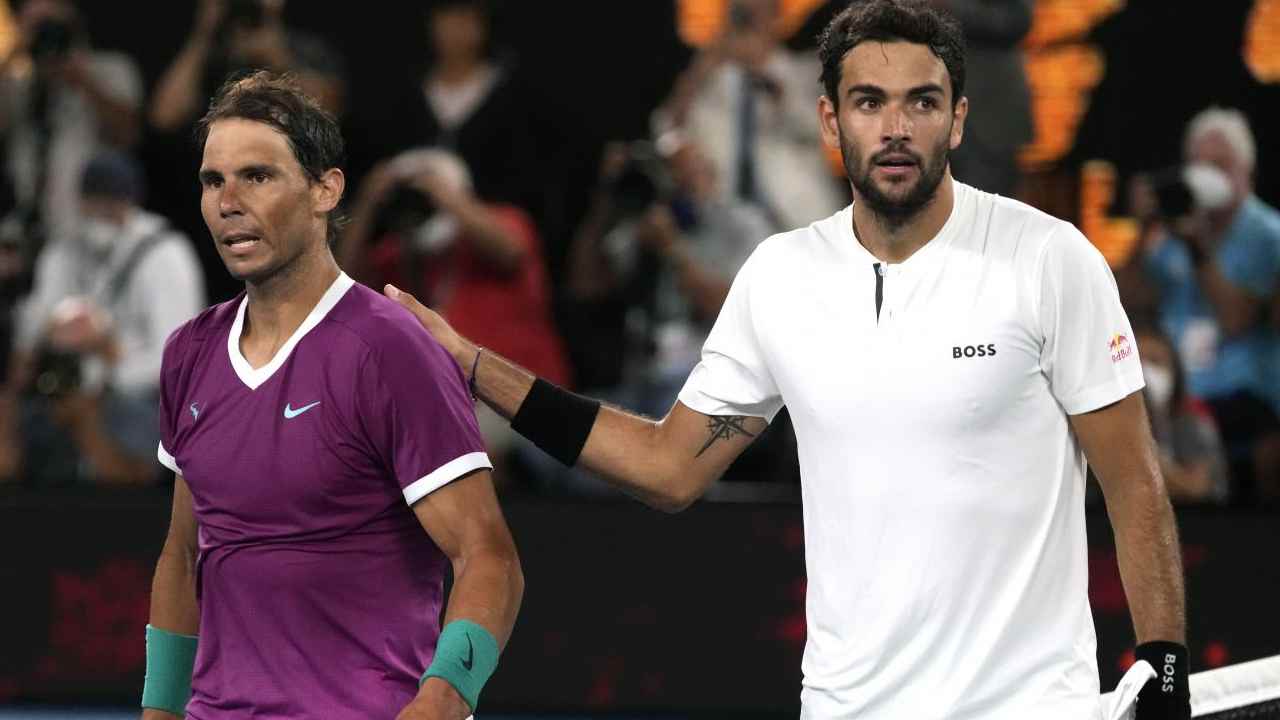 nadal e berrettini foto laPresse