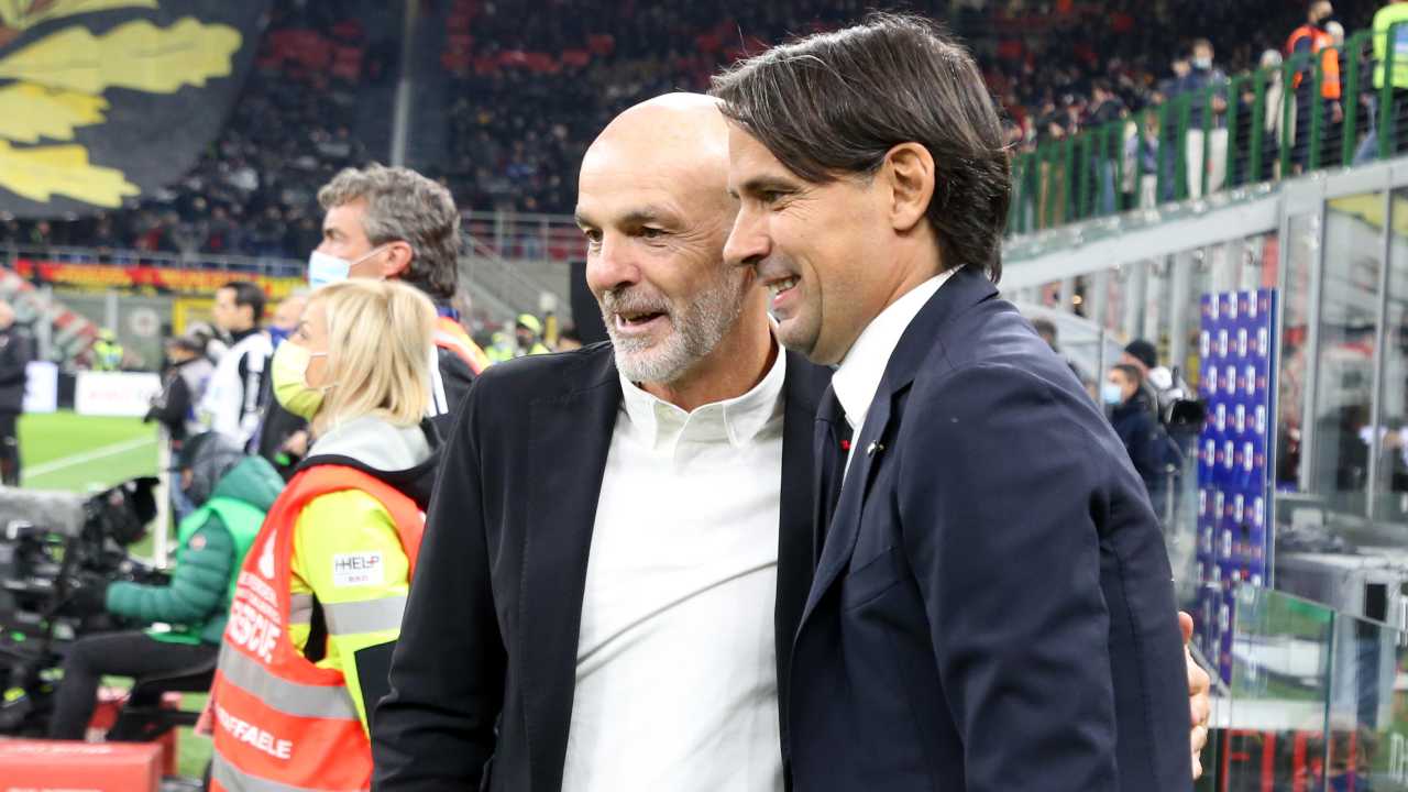 Stefano Pioli e Simone Inzaghi