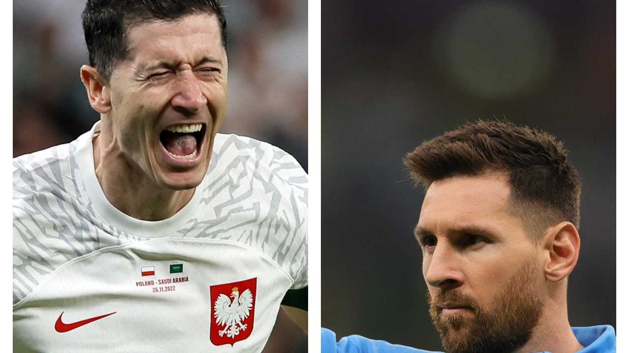 Robert Lewandowski e Lionel Messi