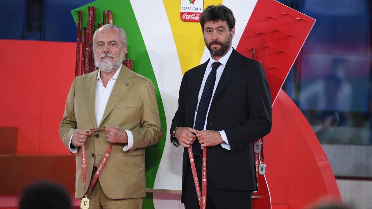 Aurelio De Laurentiis e Andrea Agnelli