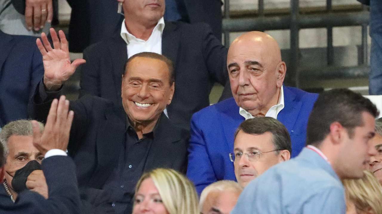 Silvio Berlusconi e Adriano Galliani 