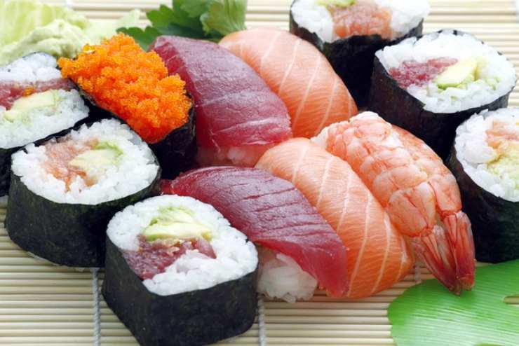 Sushi, foto a scopo illustrativo